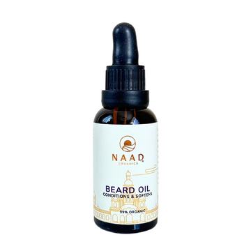 Organic Beard Oil with Pure Mysore Sandalwood is best for beard nourishment and beard health. Using the finest organic oils that treat itchy under skin and softens beard with light fragrance. Organic Beard oil, vegan, cruelty free