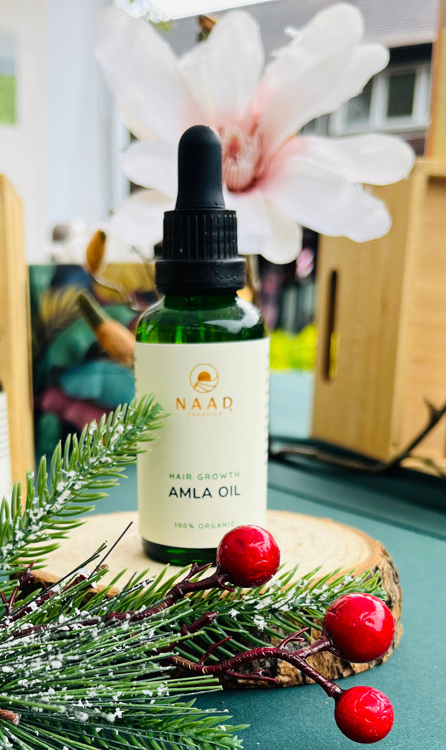 Organic Cold-Pressed Amla Oil - Hair Growth & Repair