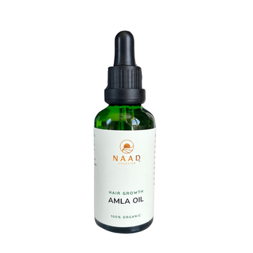 Organic Cold Pressed Amla Oil is best for hair strength, reduces premature greying and hair thinning. Amla is super antioxidant for hair, vegan